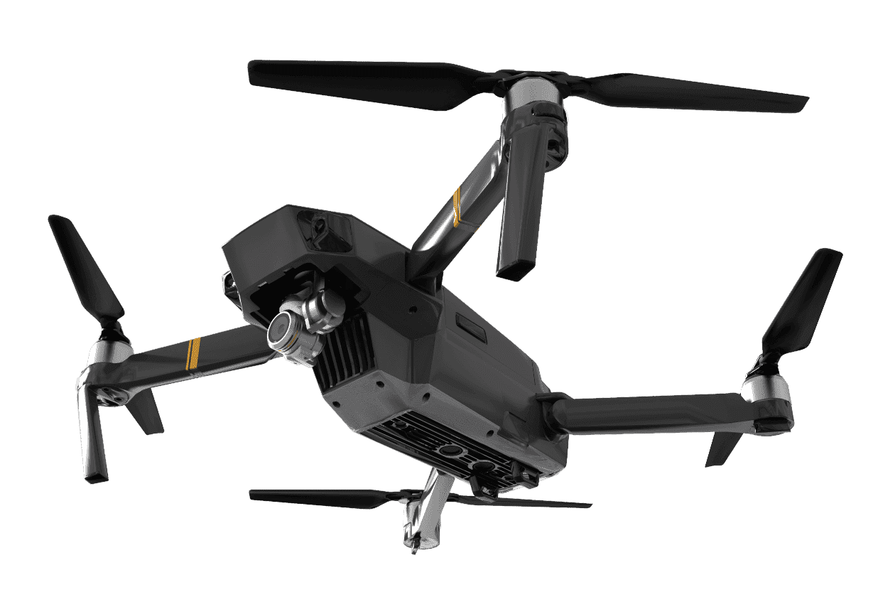 רחפן מקצועי עם מצלמה מתקדמת לצילום אווירי איכותי.